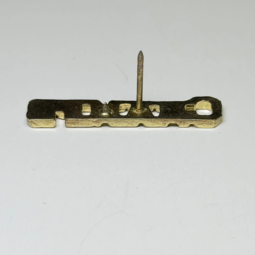 Vintage Champs Sports‎ Logo Pin Gold Tone Athletic Collectible Lapel Hat Pin